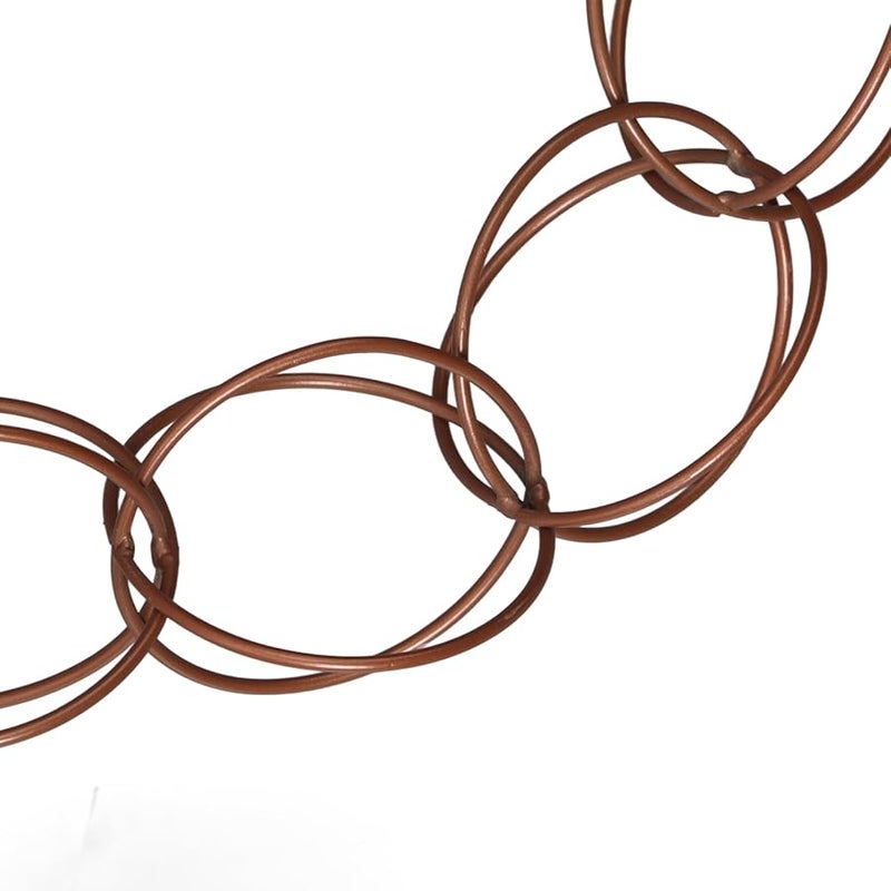 سلسلة مطر الحديد بطول 47.2 بوصة مع خطاف لتزيين المنزل والشرفة والفسحة الخارجية - Image 3